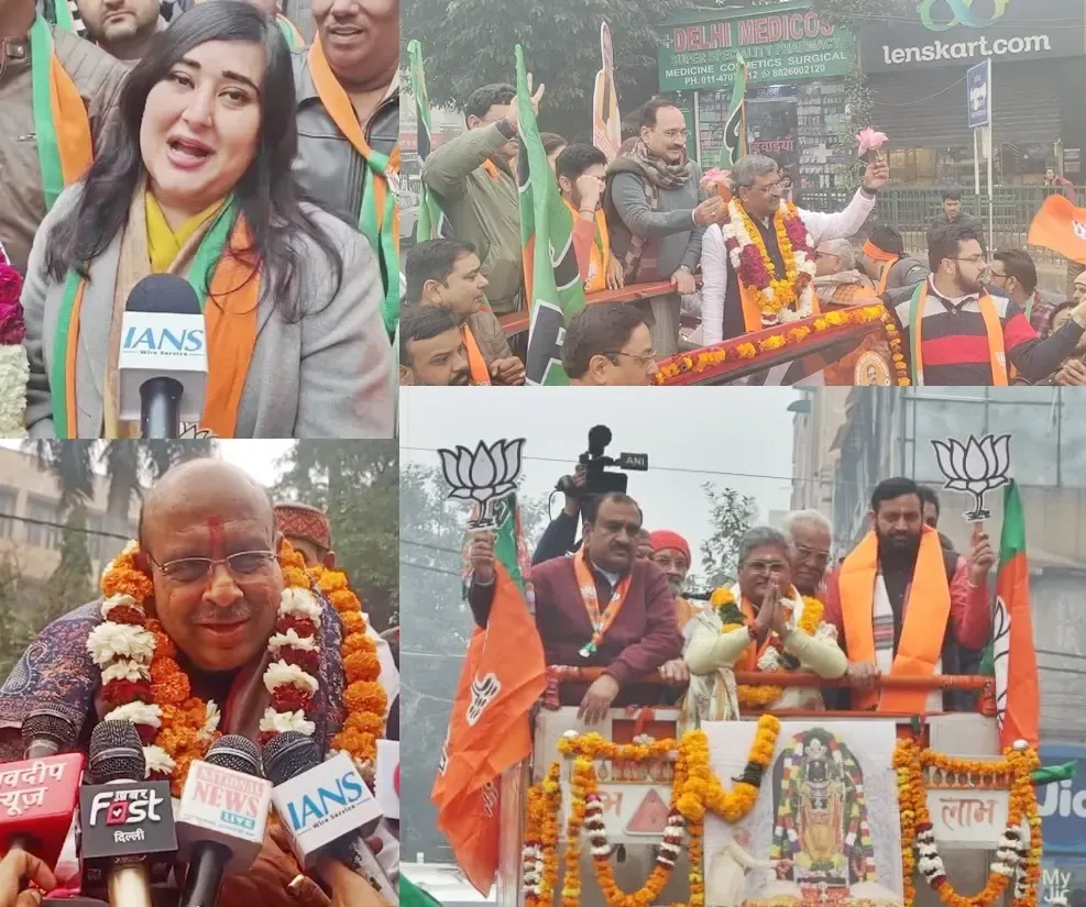 BJP Leaders Amplify Campaigns Ahead of Delhi Assembly Elections