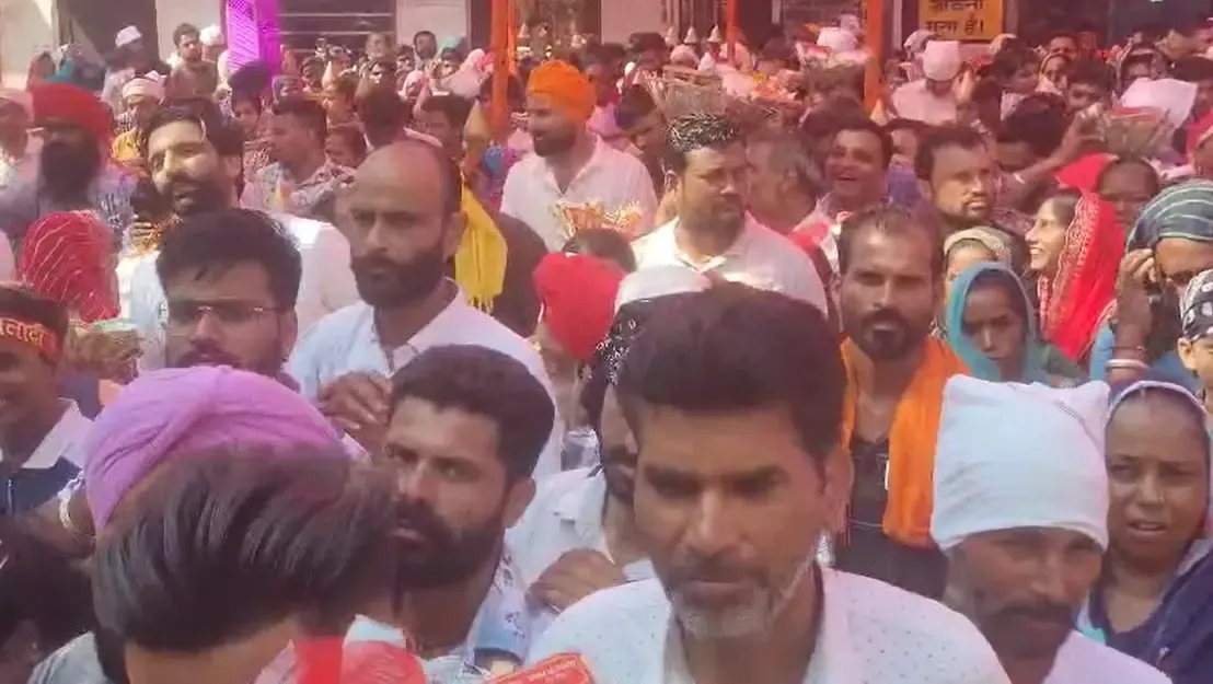 क्या श्री नैना देवी मंदिर में रामनवमी पर श्रद्धालुओं की भारी भीड़ थी?