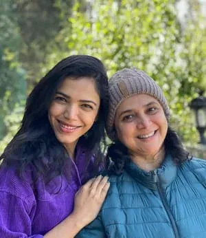 Shriya Pilgaonkar plants 1,500 saplings with mother Supriya to build mini forest