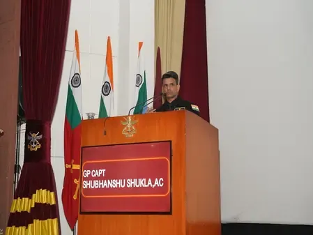 Captain Shubhanshu Shukla Inspires NDA Cadets with Space Tales