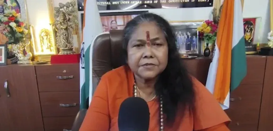 हल्द्वानी शुद्धीकरण विवाद: एनसीबीसी अध्यक्ष साध्वी निरंजन ज्योति का राहुल गांधी पर तीखा पलटवार