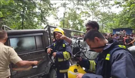 Sikkim tunnel rescue: All 16 workers freed after gas leak, landslide
