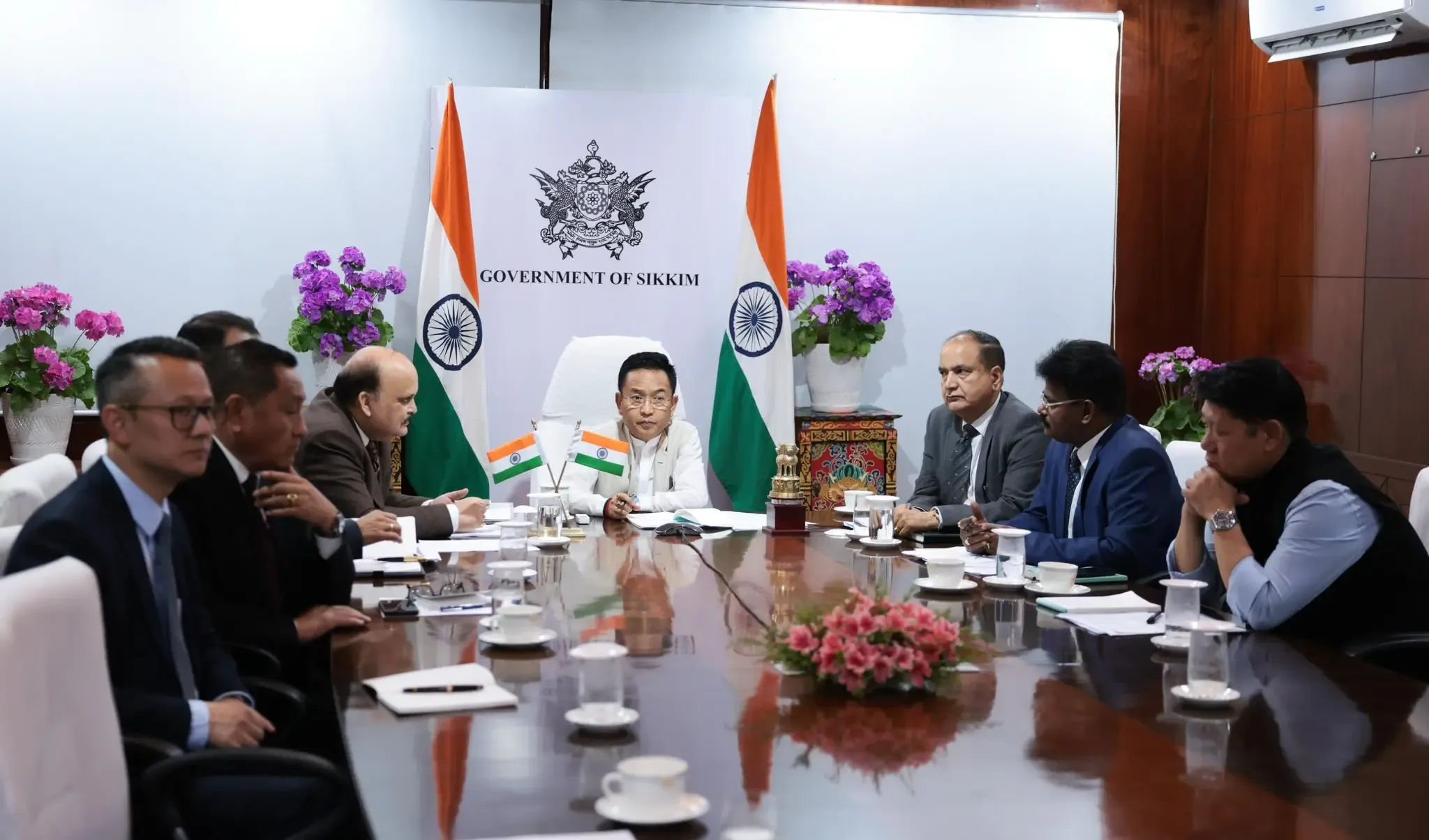 Sikkim CM Engages with Union DoNER Ministry on Agriculture