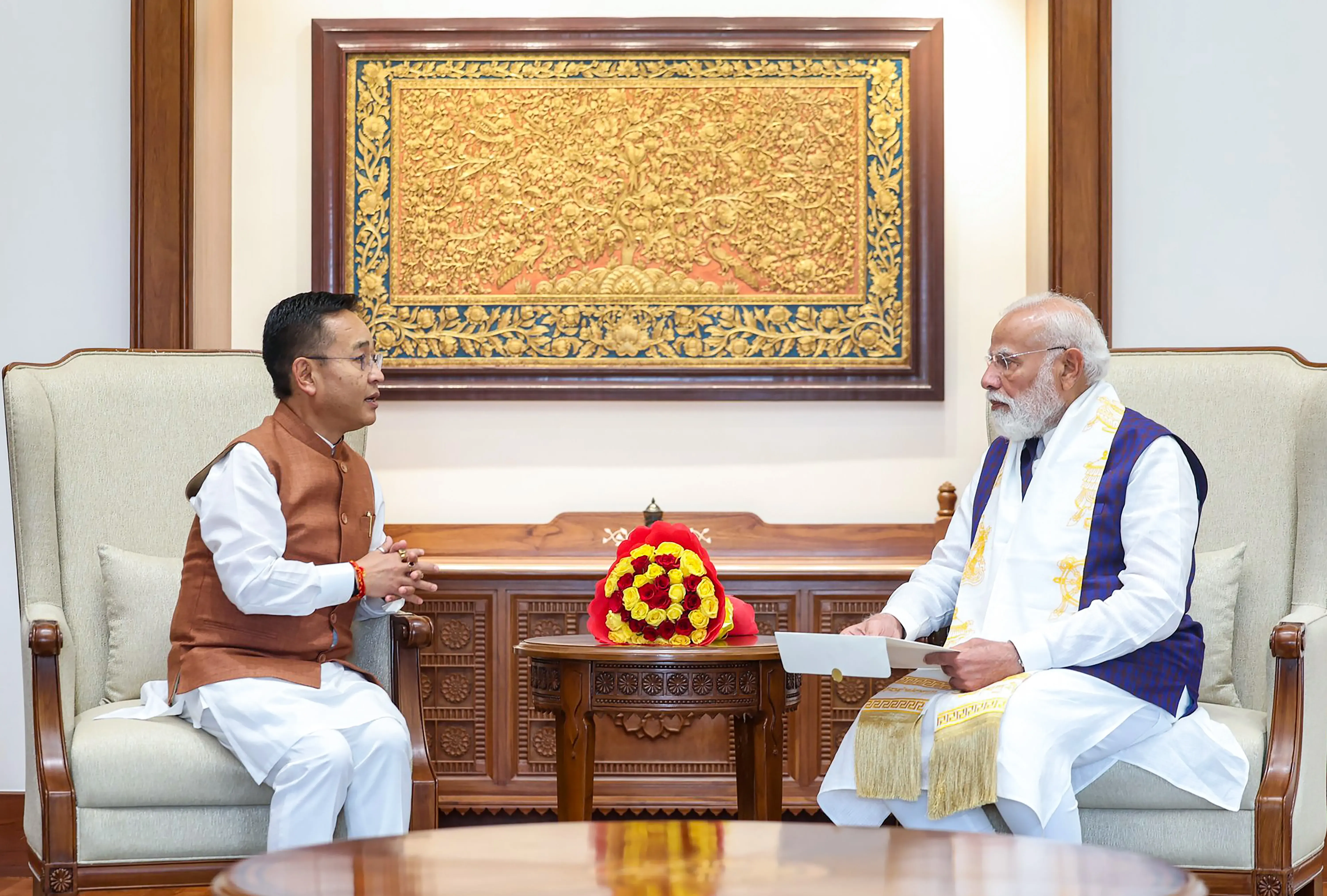 Sikkim's CM Engages PM Modi on Vital Developmental Topics