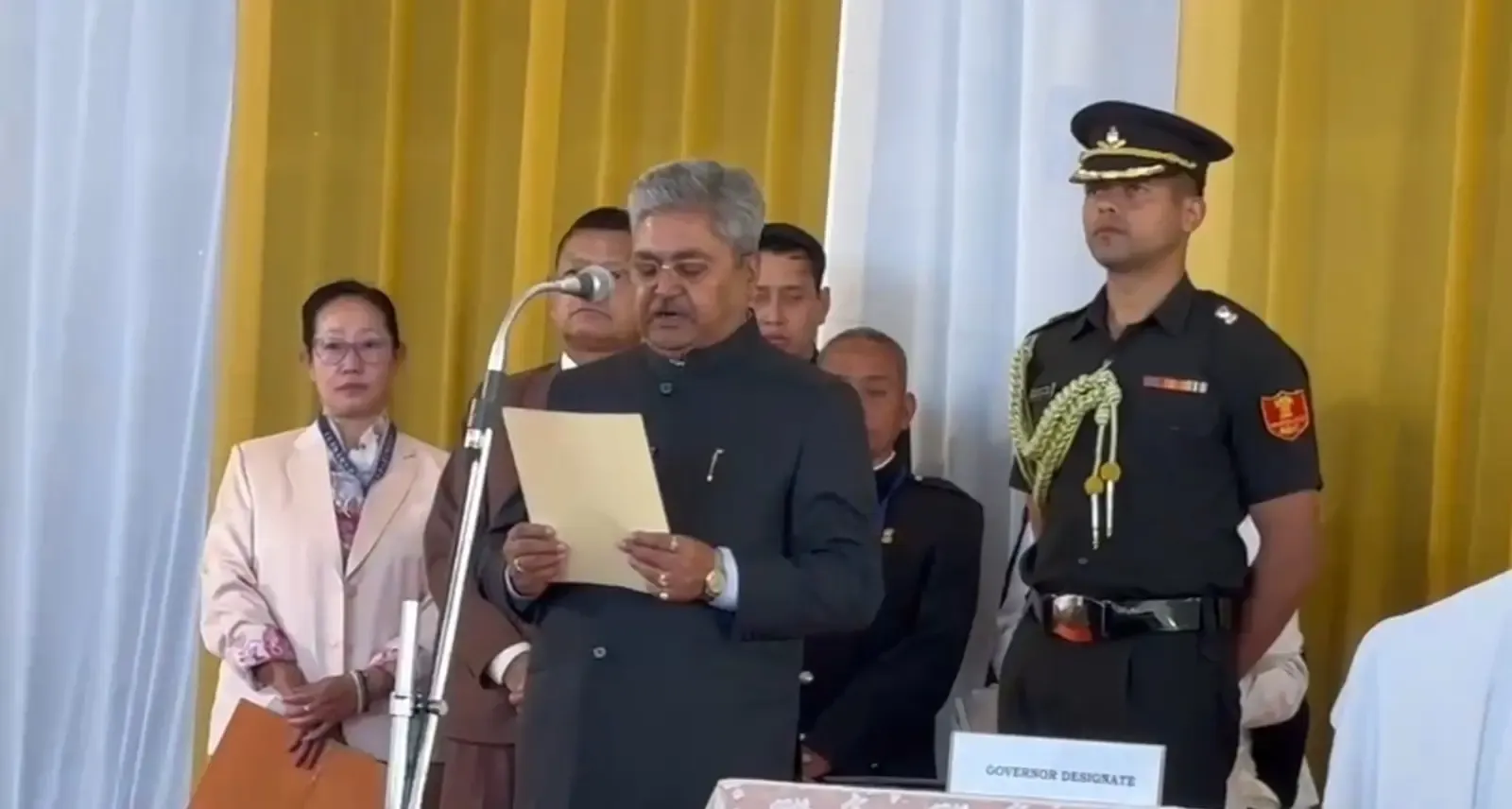 दुष्यंत कुमार गौतम ने सिक्किम के राज्यपाल पद की शपथ ली, गंगटोक के लोक भवन में हुआ समारोह