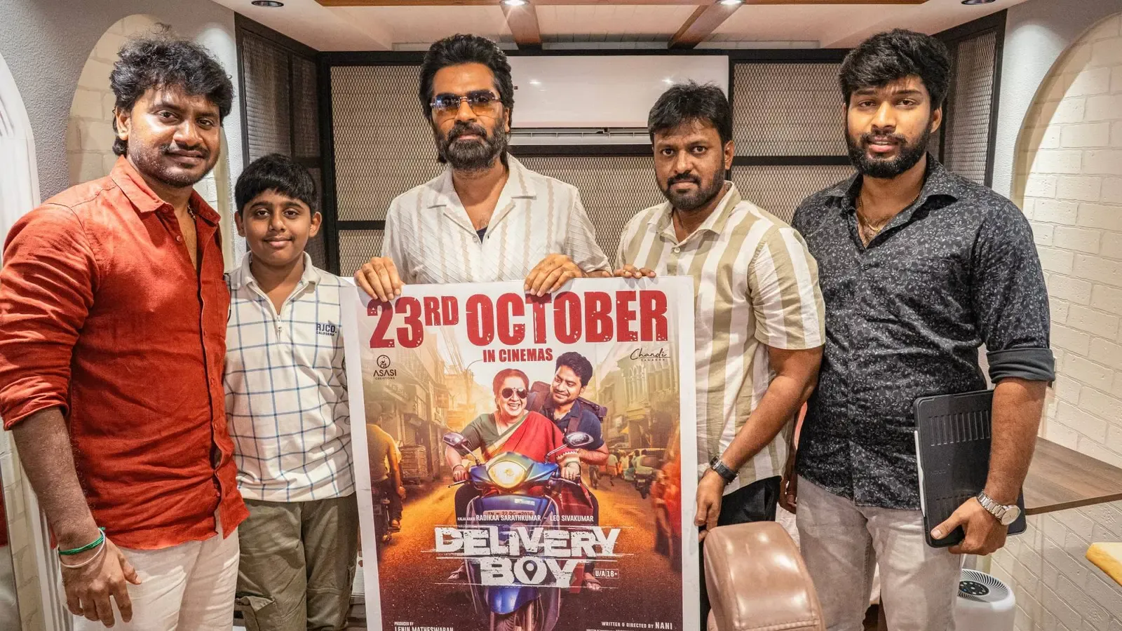 Simbu unveils 'Delivery Boy' trailer starring Leo Sivakumar and Radhika Sarathkumar