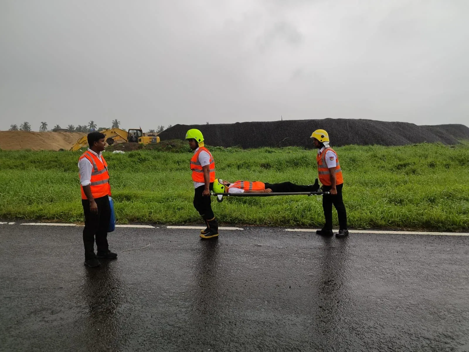 What Happens During a Simulated Emergency Exercise at Kolkata Airport?