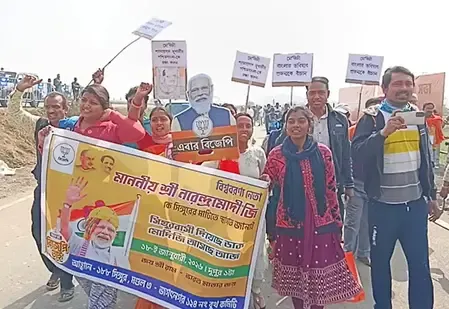 सिंगूर में पीएम मोदी के आगमन से पहले कार्यकर्ताओं में जोश, बोले-अब टीएमसी का पत्ता साफ