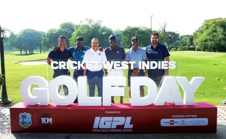 Sir Vivian Richards leads West Indies cricket legends at Golf Day in New Delhi