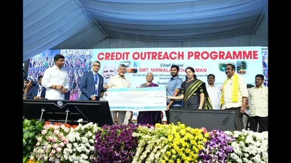 Sitharaman Addresses Credit Outreach in Narasaraopeta, AP
