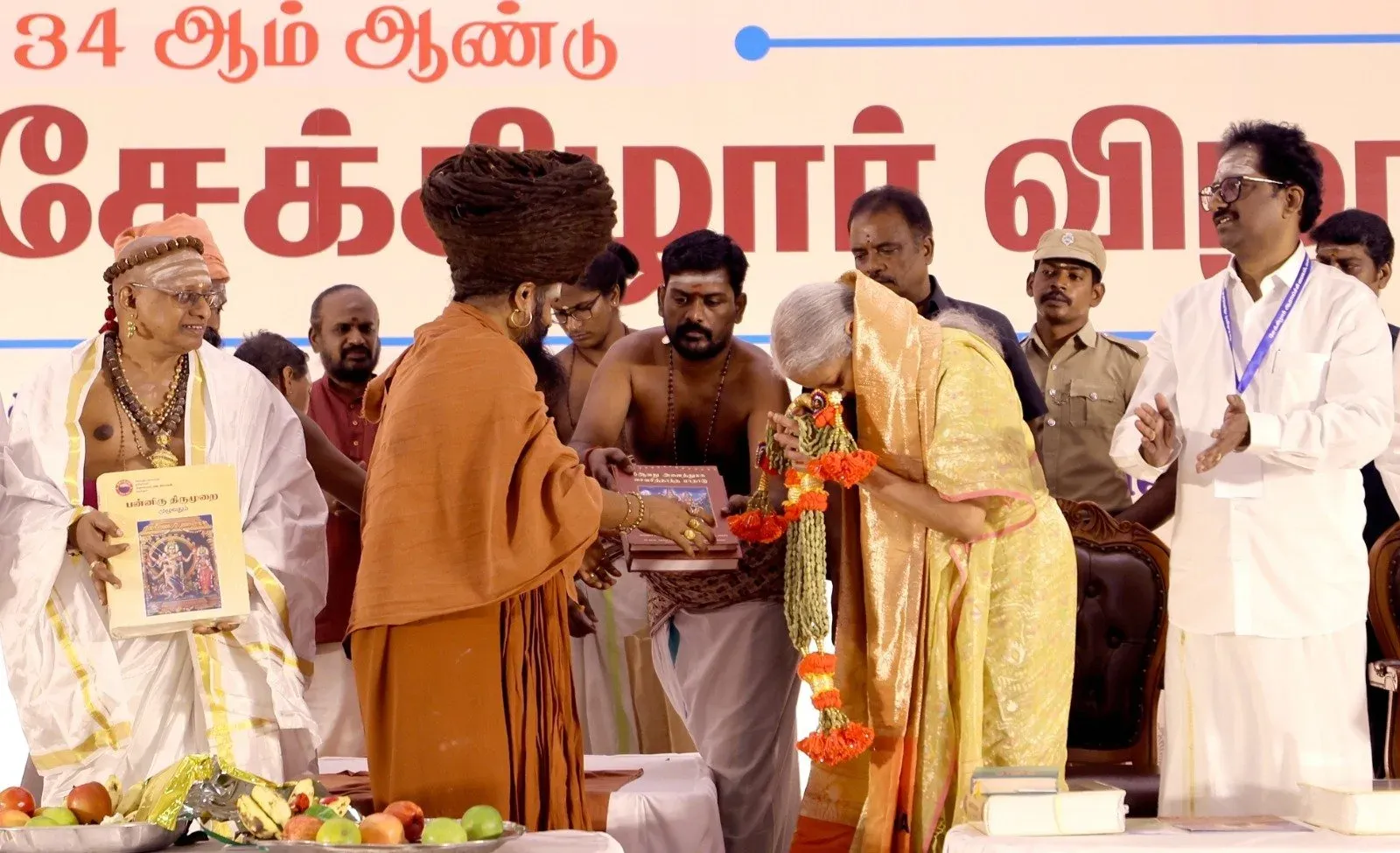 Sitharaman attends 34th Deiva Sekkizhar Festival in Chennai