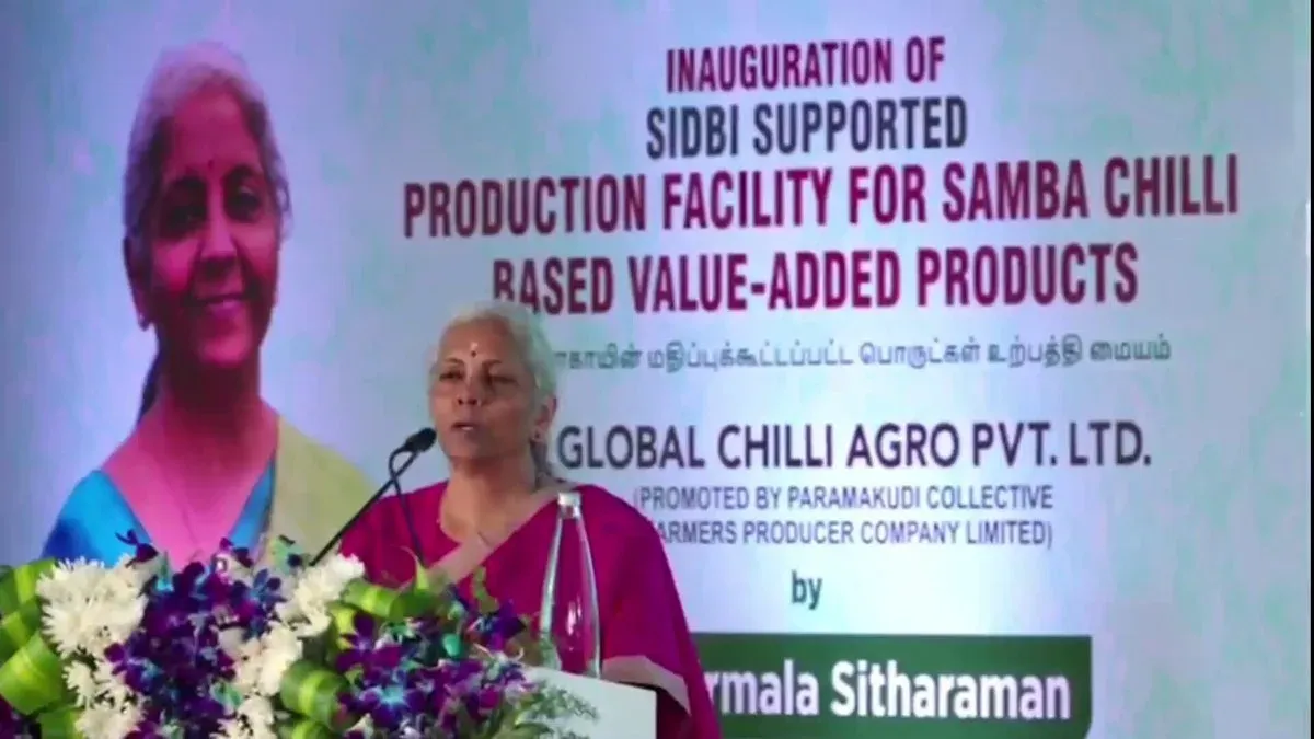 Sitharaman highlights ODOP chilli facility in Virudhunagar