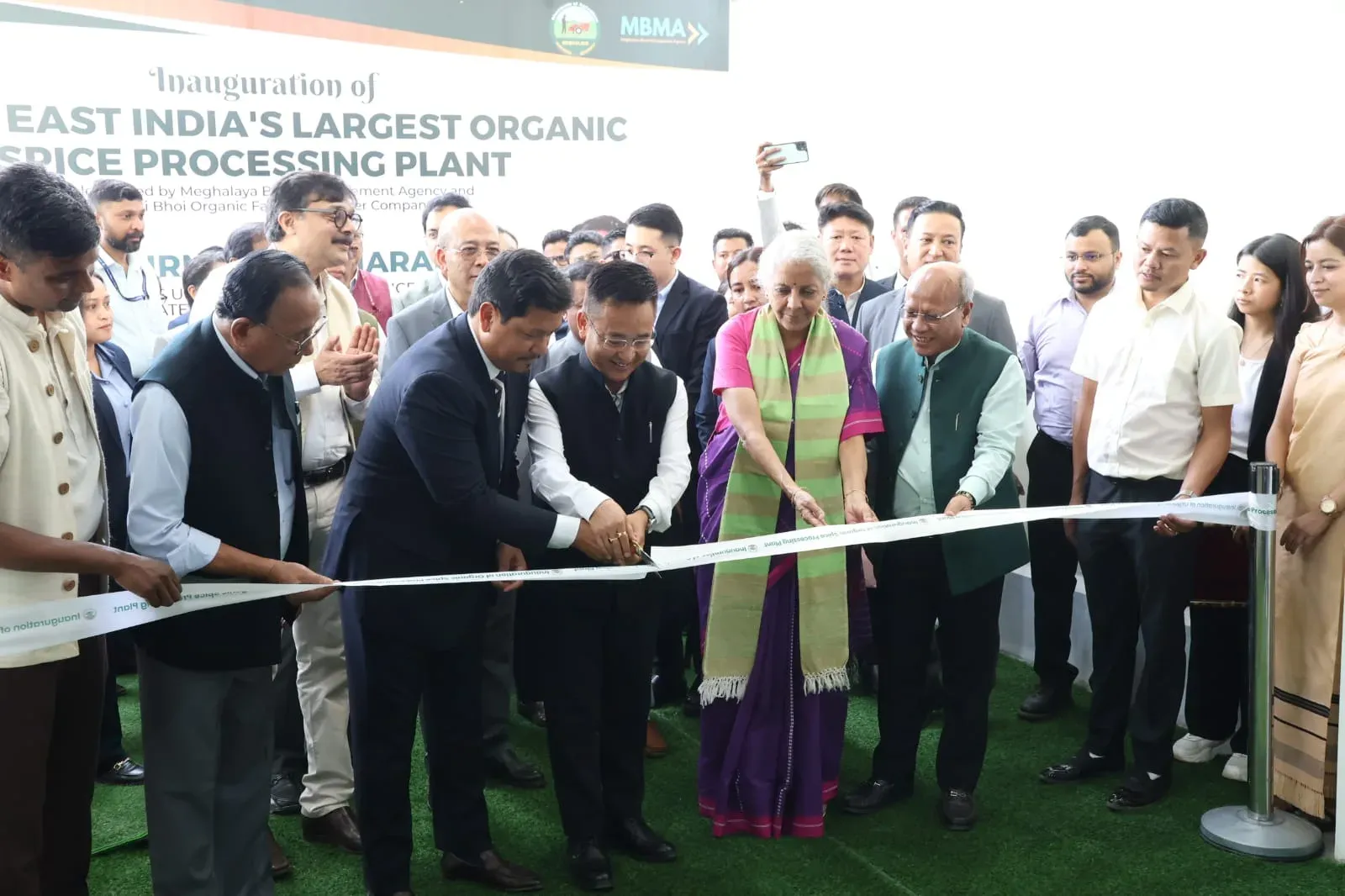Sitharaman Inaugurates NE's Largest Organic Spice Unit in Meghalaya