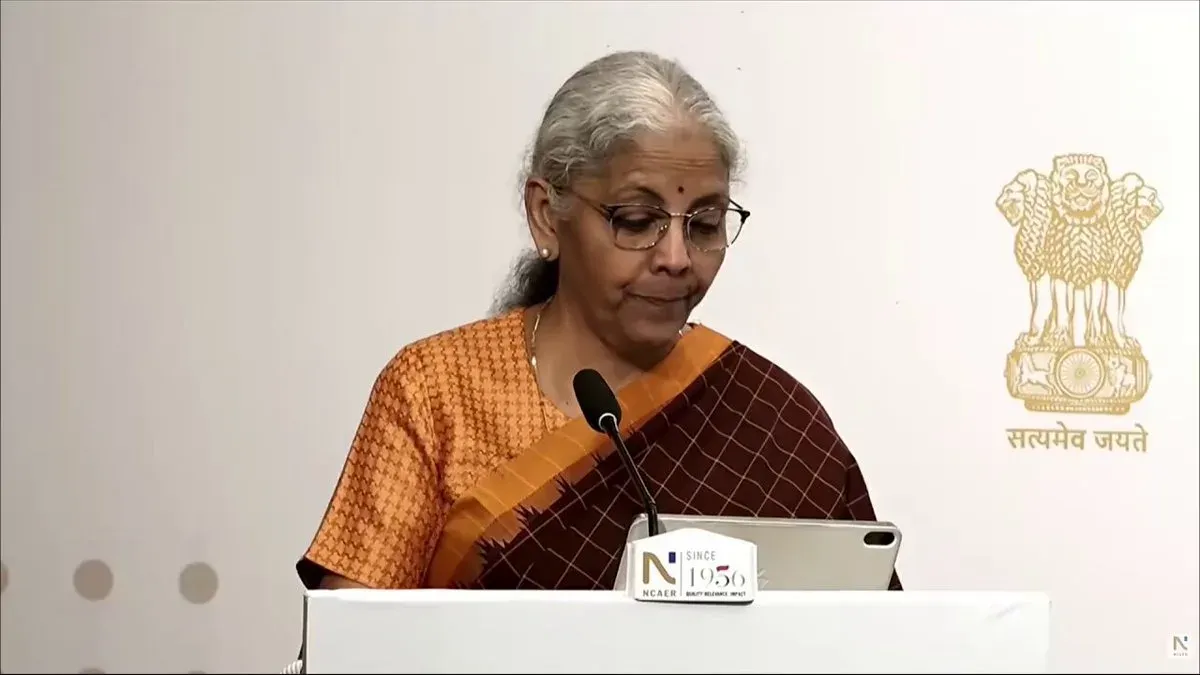 Sitharaman: India's 2047 goal must be settled in years, not decades