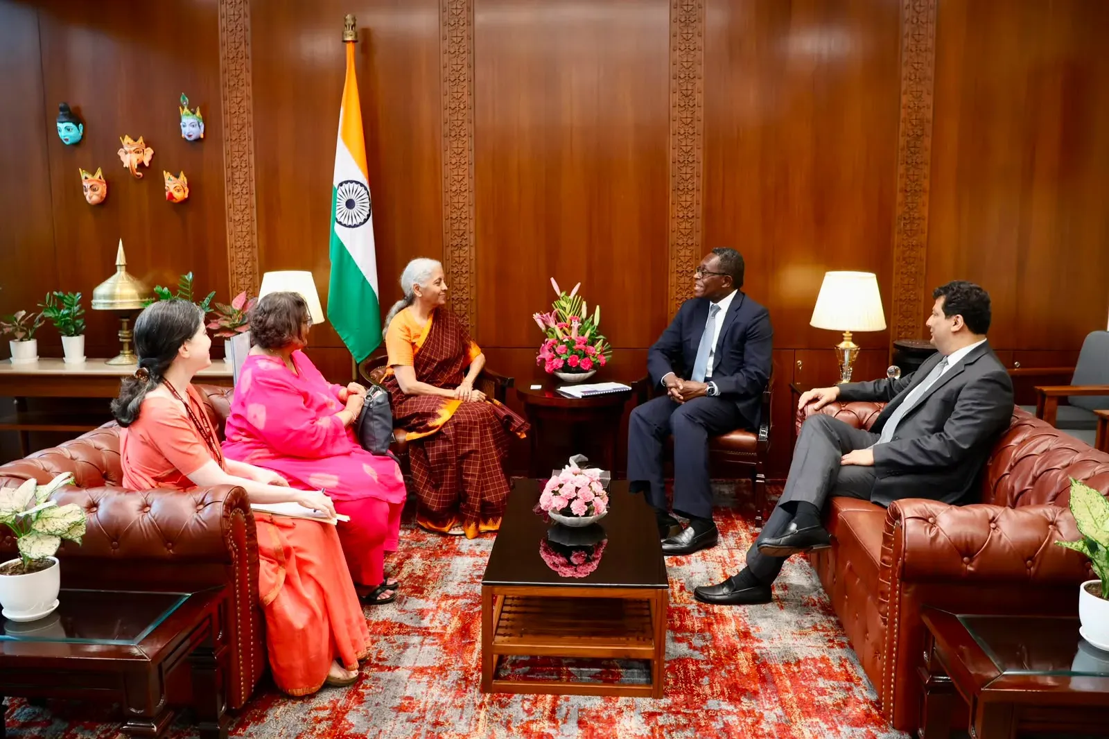 Sitharaman meets Bank of America's International President