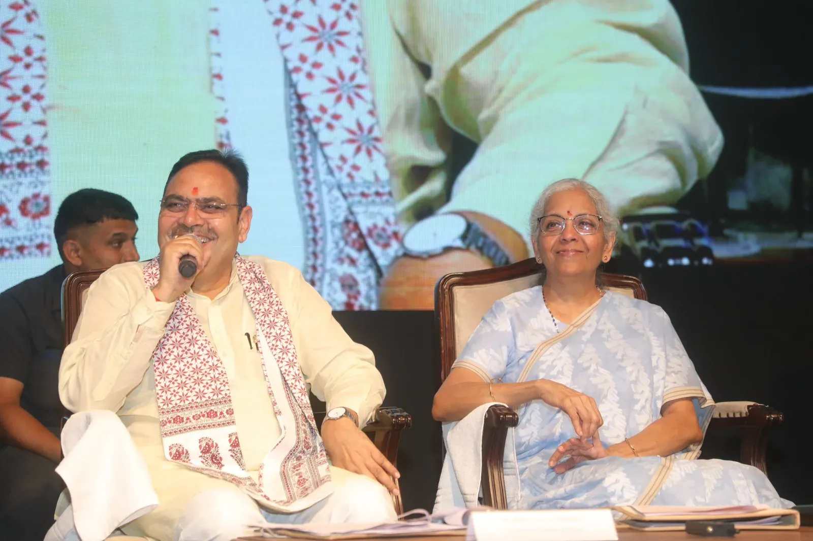 Sitharaman meets startup founders at Rajasthan Yuva Conclave