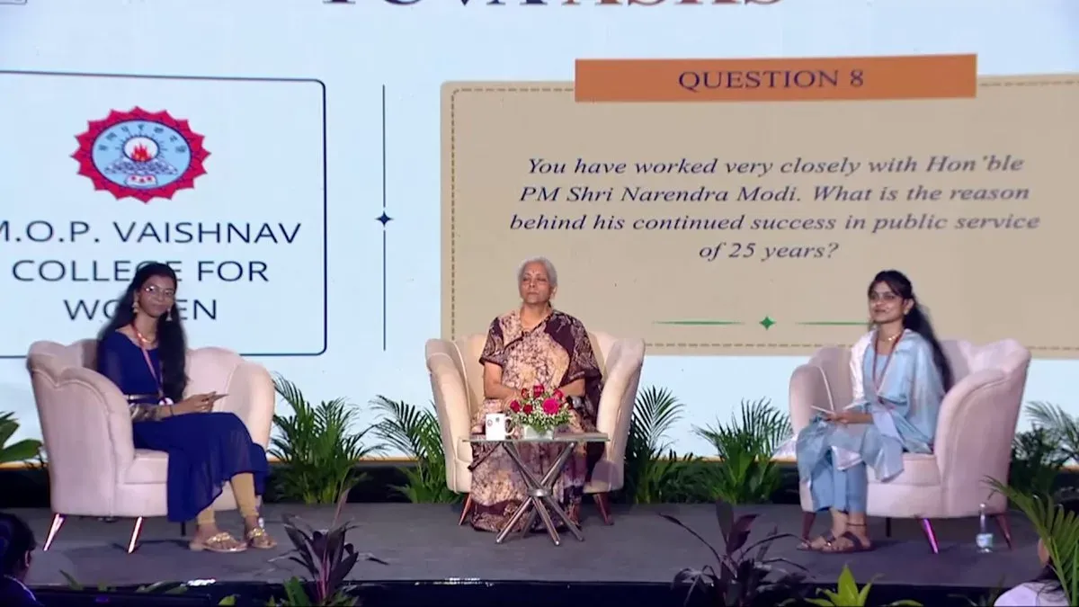 Sitharaman on Modi: 'He listens without interrupting'