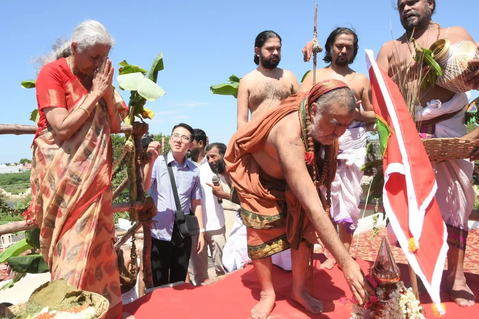 Sitharaman Shares Glimpses From Official Ceremony