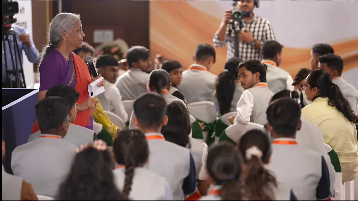 Sitharaman to Interns: Perfection Is Not Optional