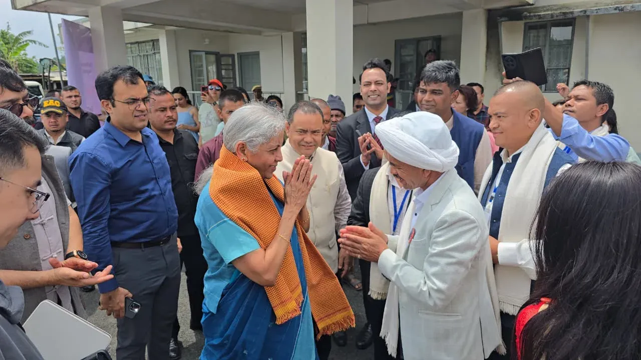 Sitharaman Visits 600-Year-Old Shakti Peetha in Meghalaya