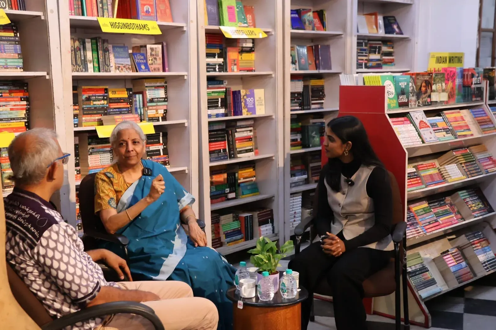 Sitharaman Visits Higginbothams, India's Oldest Bookstore