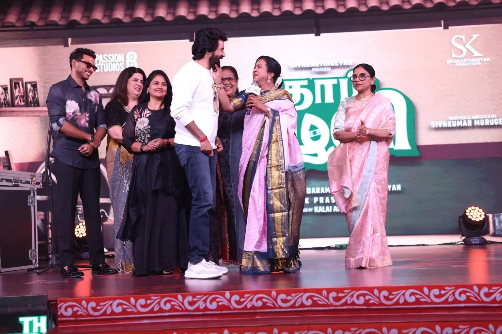 Sivakarthikeyan Praises Radhika Sarathkumar's Dedication in 'Thaai Kelavi' Amidst Knee Pain