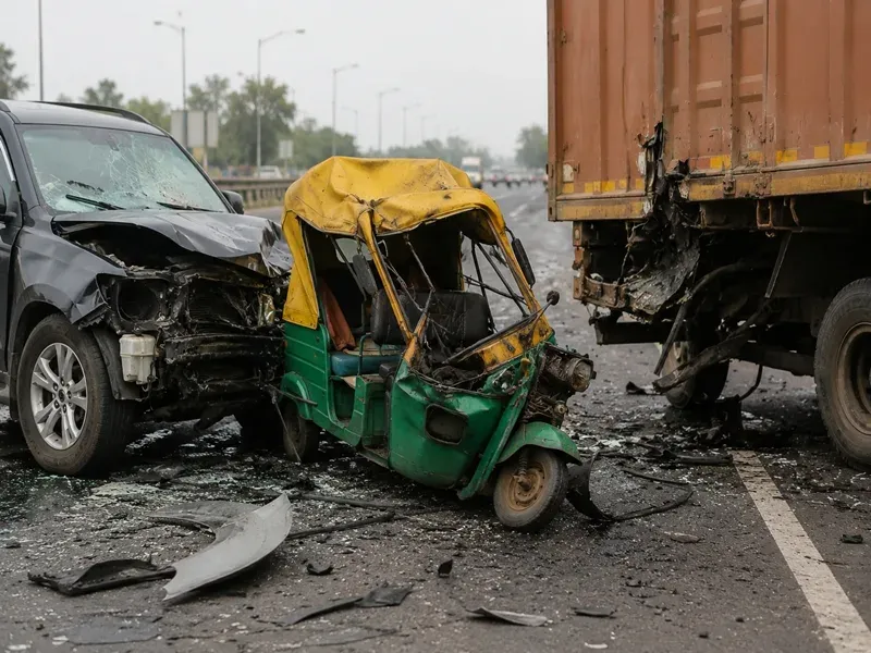 Six killed in Khagaria road crash on NH-31, truck driver absconding