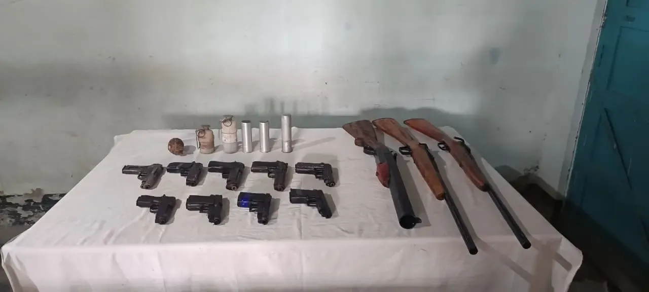 Six militants arrested, arms cache seized in Manipur border ops