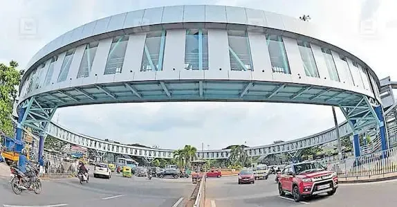 How Did the Thrissur Skywalk Project Gain National Recognition?