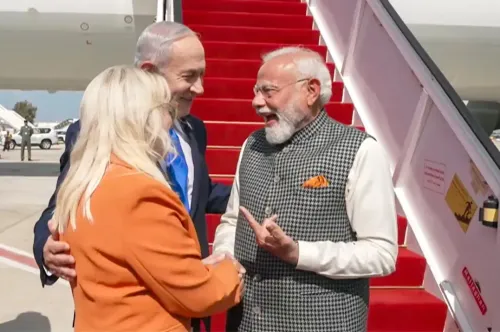 तेल अविव: पीएम मोदी का इजराइल में प्रवेश
