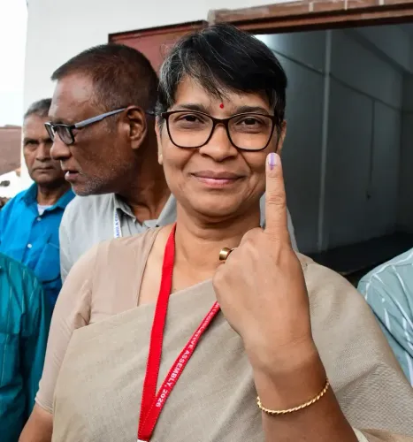 Guwahati: Polling in Progress for the Assam Legislative Assembly Elections