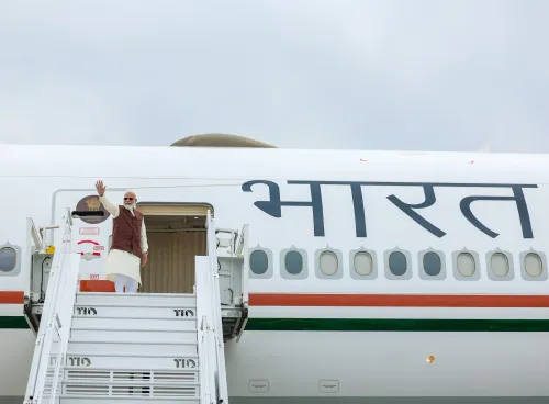 एम्स्टर्डम हवाई अड्डे से मोदी का गोथेनबर्ग के लिए प्रस्थान