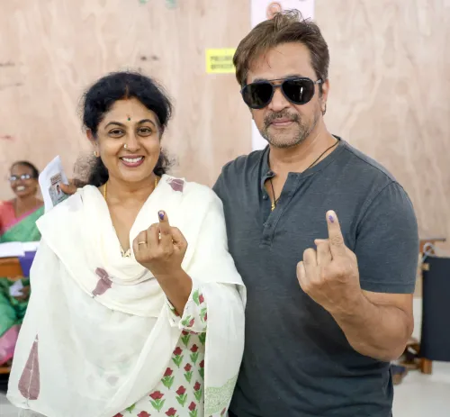 Chennai: Celebrities Cast Votes in Tamil Nadu Polls