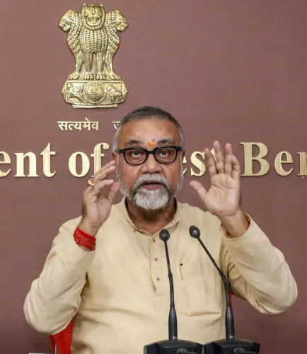 Howrah: Tapas Roy addresses press conference at Nabanna