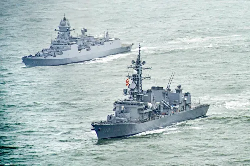 INS सूरत और JS ताकानामी का अरब सागर में PASSEX