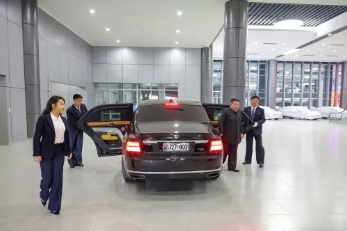Hwasong: North Korean leader observes amenities at new residential area