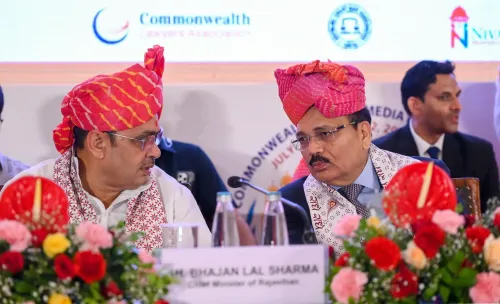 CJI सूर्यकांत और CM भजनलाल शर्मा जयपुर सम्मेलन में