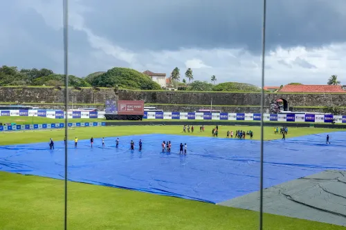 Galle: Stadium covered ahead of India-Sri Lanka Test