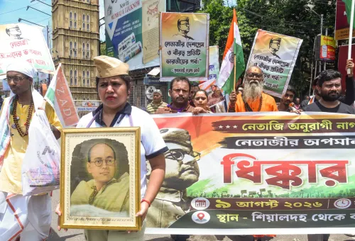 Kolkata: Netaji Brigade stages protest march 