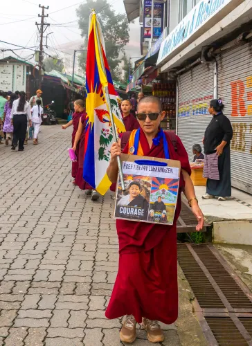 Dharamshala: Tibetan community holds prayer service for activist Lobsang Palden