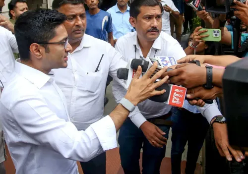 अभिषेक बनर्जी ने नोटिस मिलने के बाद मीडिया से की बात