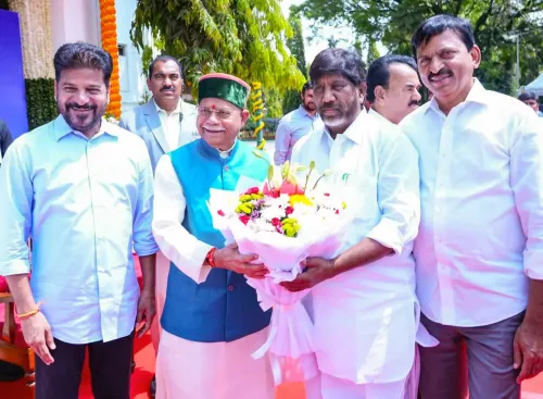 Hyderabad: Inauguration ceremony of Telangana Governor Shiv Pratap Shukla