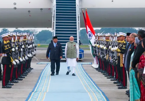Jakarta: PM Modi Arrives in Indonesia on State Visit