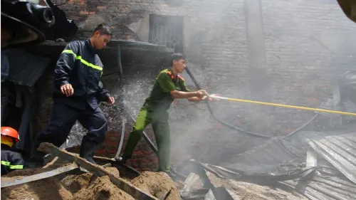 Eleven Lives Lost in a Cafe Blaze in Hanoi