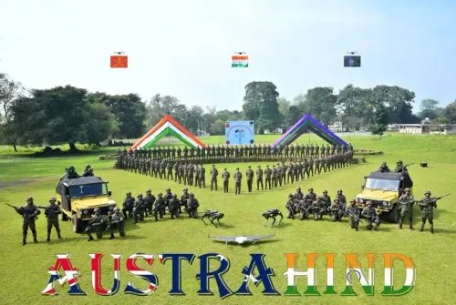 How are 120 Indian Army troops enhancing ties with Australia in Exercise AUSTRAHIND 2025?