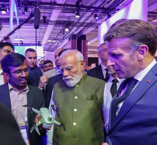 मोदी और मैक्रों ने VivaTech 2026 की प्रदर्शनी का किया दौरा