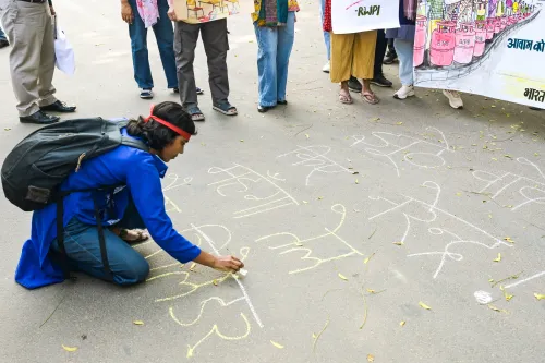 New Delhi: RWPI Demonstration at Jantar Mantar