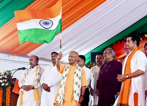 Gorakhpur: CM Yogi participates in Tiranga Yatra