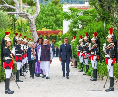 विला केरिलोस में मोदी और मैक्रों की ऐतिहासिक मुलाकात