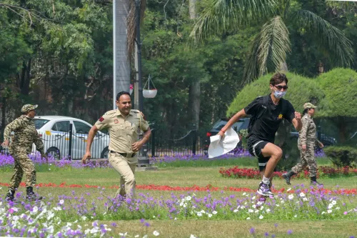 New Delhi: Protest by Tibetan Youth Congress